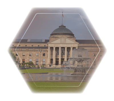 Stadtfoto Wiesbaden Park Kurhaus