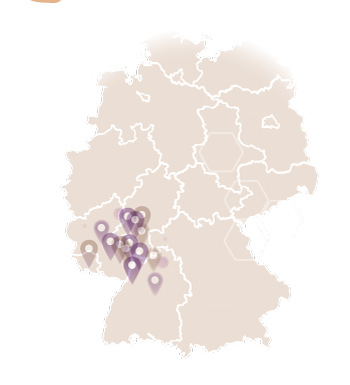 Karte Icon Deutschland Standorte