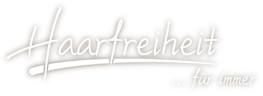 Logo weiss Haarfreiheit