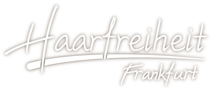 Logo weiß Haarfreiheit Frankfurt