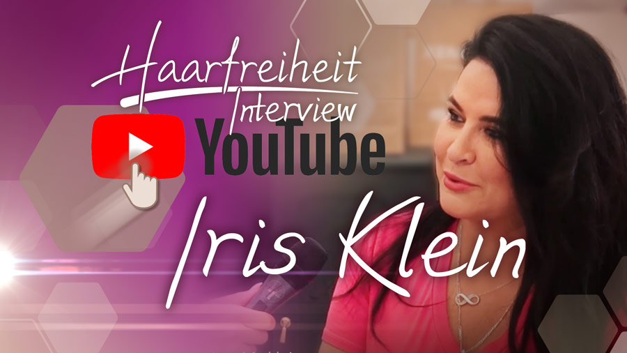 Youtube Link Iris Klein Interview über dauerhafte Haarentfernung bei Haarfreiheit