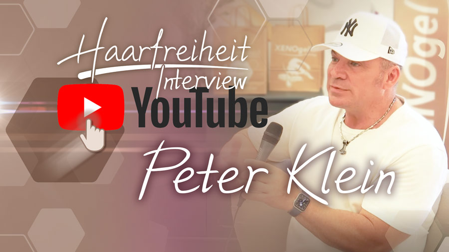 Youtube Link Peter Klein Interview about permanent hair removal at Haarfreiheit
