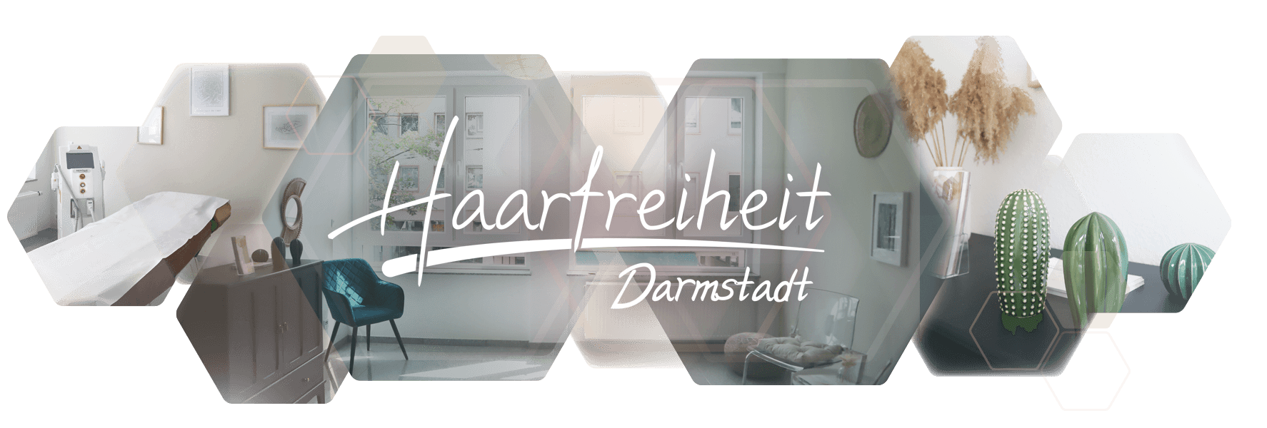 Photo collage rooms Haarfreiheit Darmstadt
